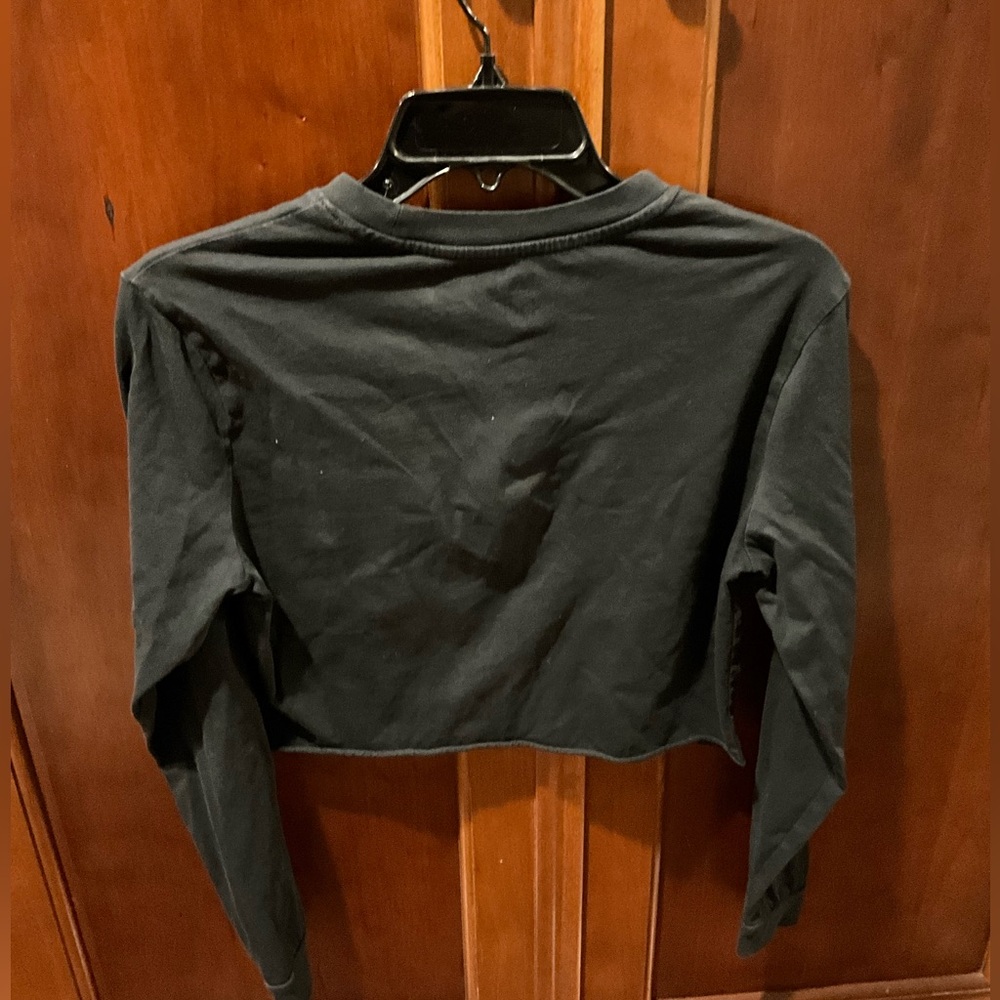 Vans Black Graphic Crop Top Size XSmall - Picture 3 of 6